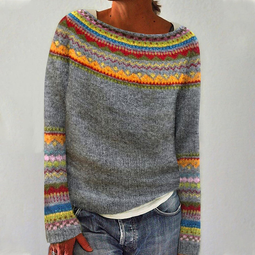 JAZE | PULL RÉTRO ÉLÉGANT POUR DAMES