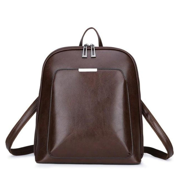 STELLA | SAC À DOS DOUBLE ZIP CLASSIQUE AU DESIGN ÉPURÉ