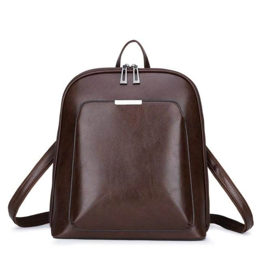STELLA | SAC À DOS DOUBLE ZIP CLASSIQUE AU DESIGN ÉPURÉ