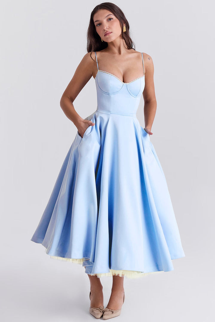 MELINA | LONGUE ROBE FÉMININE