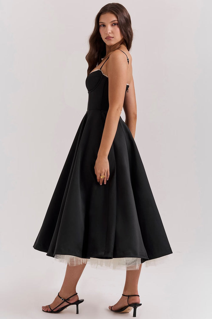 MELINA | LONGUE ROBE FÉMININE