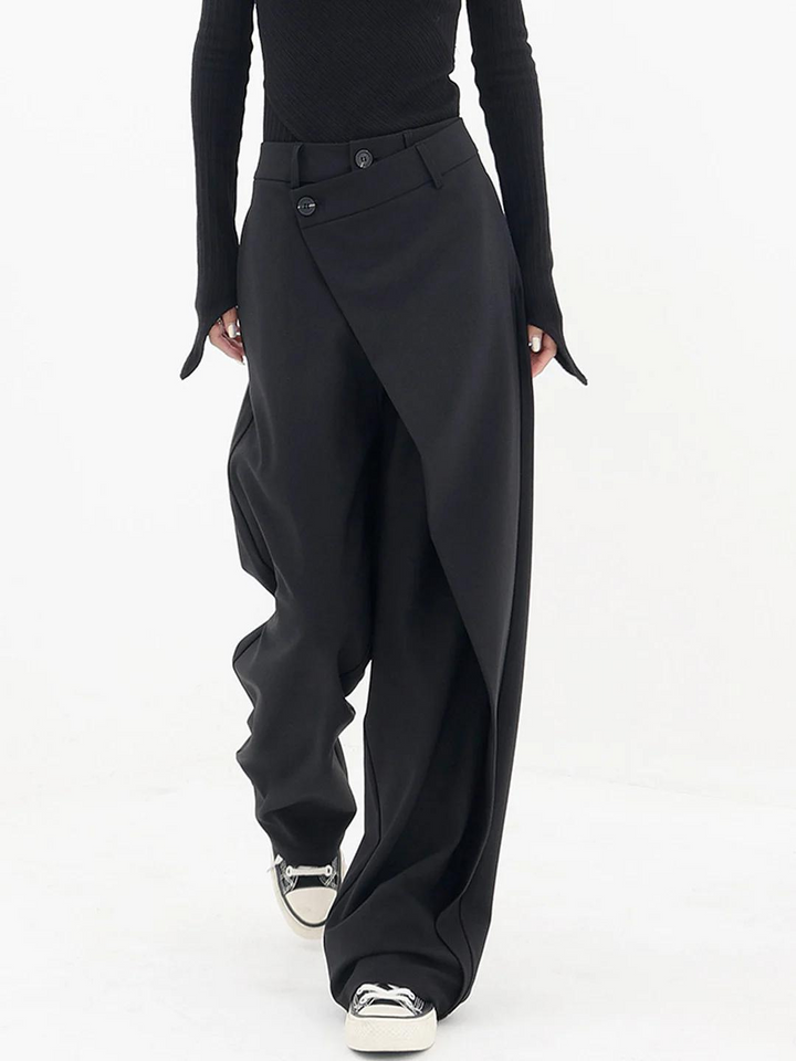 SELENE | PANTALON BAGGY ASYMÉTRIQUE