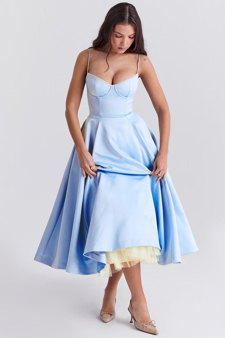 MELINA | LONGUE ROBE FÉMININE