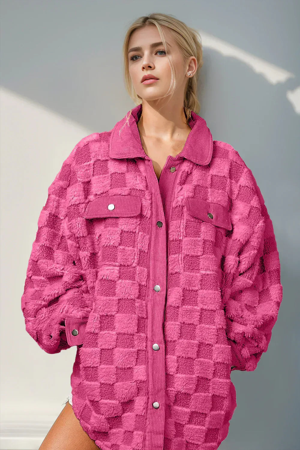 MANON | VESTE À CARREAUX