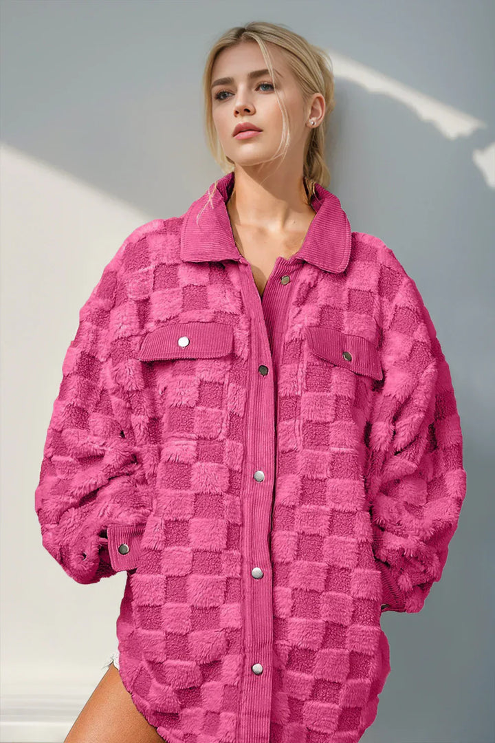 MANON | VESTE À CARREAUX