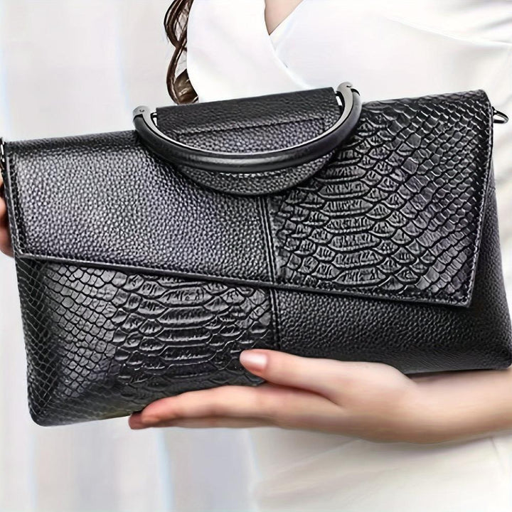 CELESTE | SAC DE LUXE À MOTIF CROCODILE