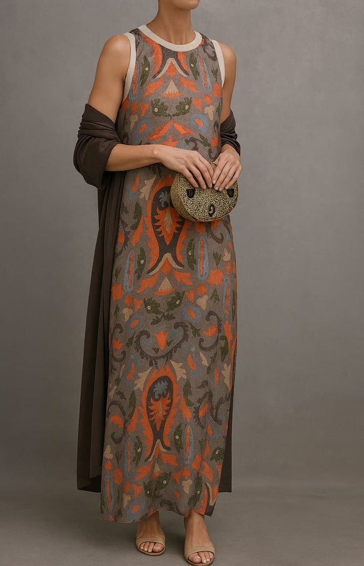 MIKAELLA | ROBE LONGUE ÉLÉGANTE