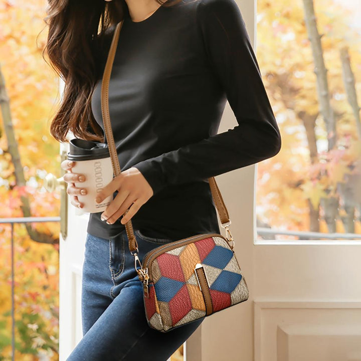LUNA | SAC BANDOULIÈRE MINI EN PATCHWORK