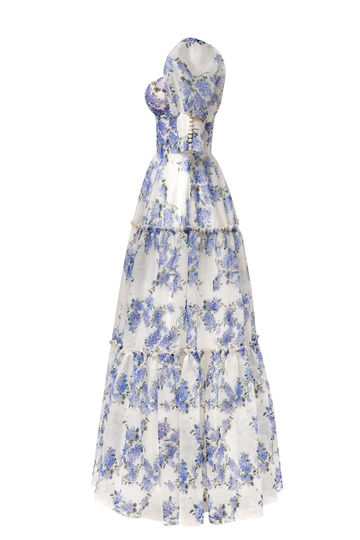 SOLÈNE | ROBE LONGUE À FLEURS