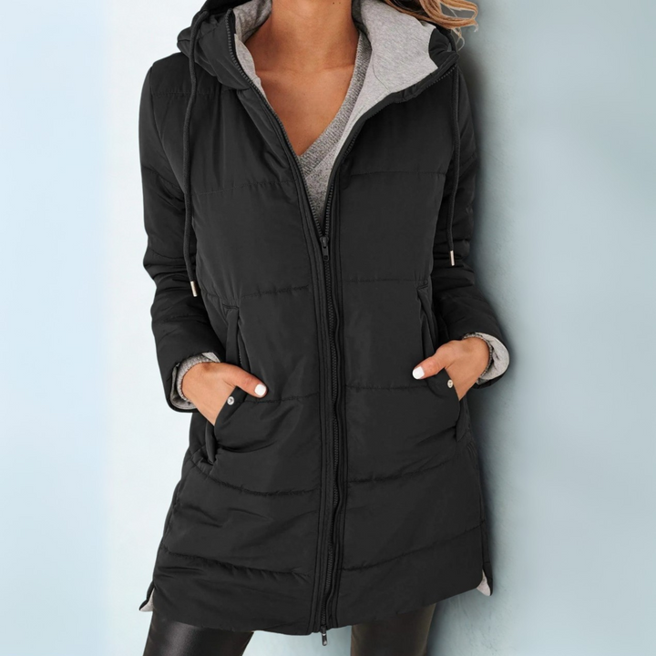 YILA | DOUDOUNE MATELASSÉE À CAPUCHE CASUAL
