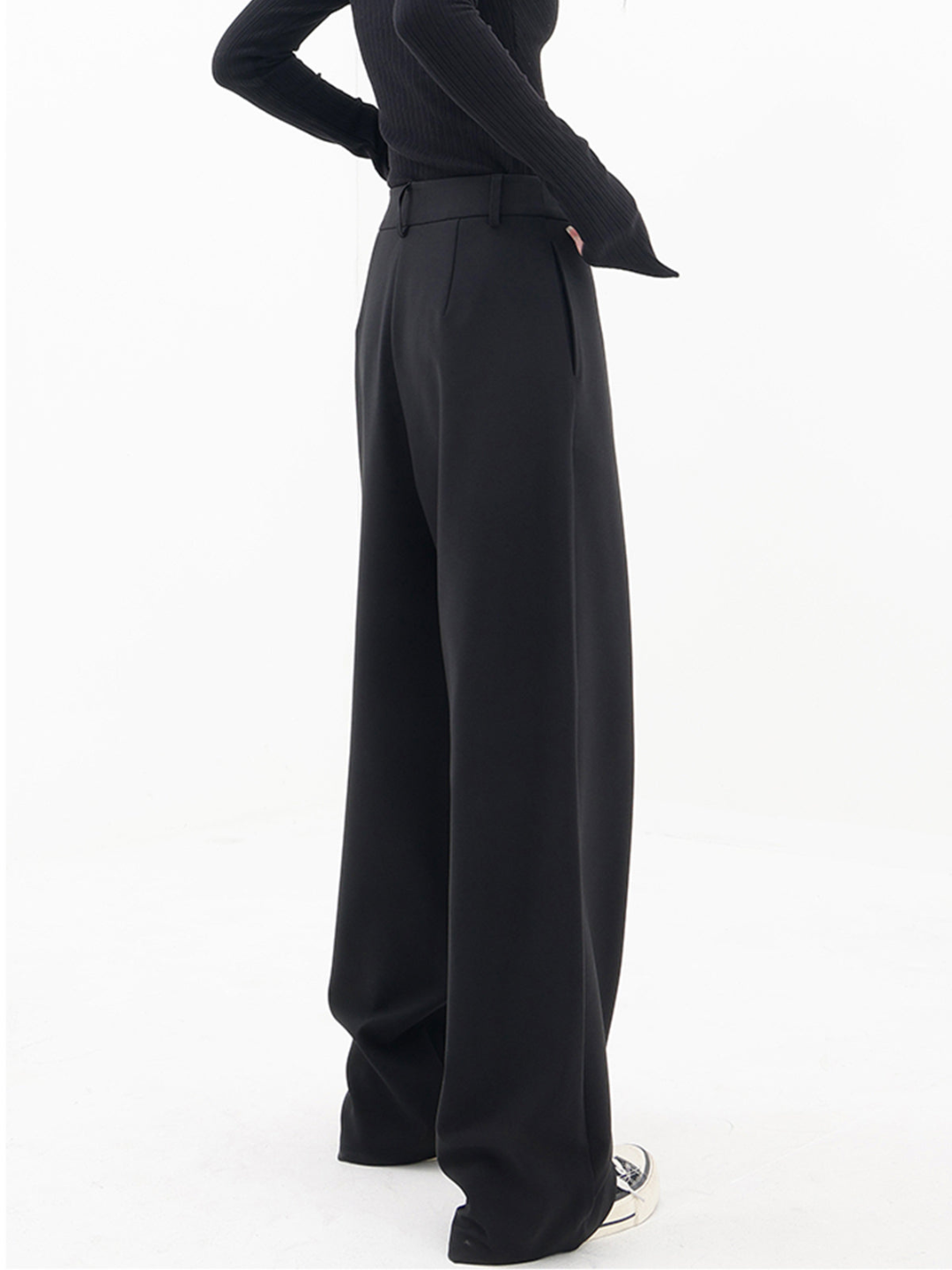 SELENE | PANTALON BAGGY ASYMÉTRIQUE