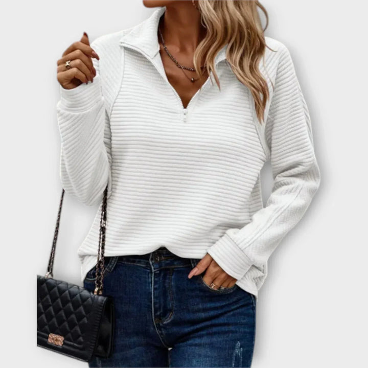 OLIVIA | PULL DEMI-ZIP