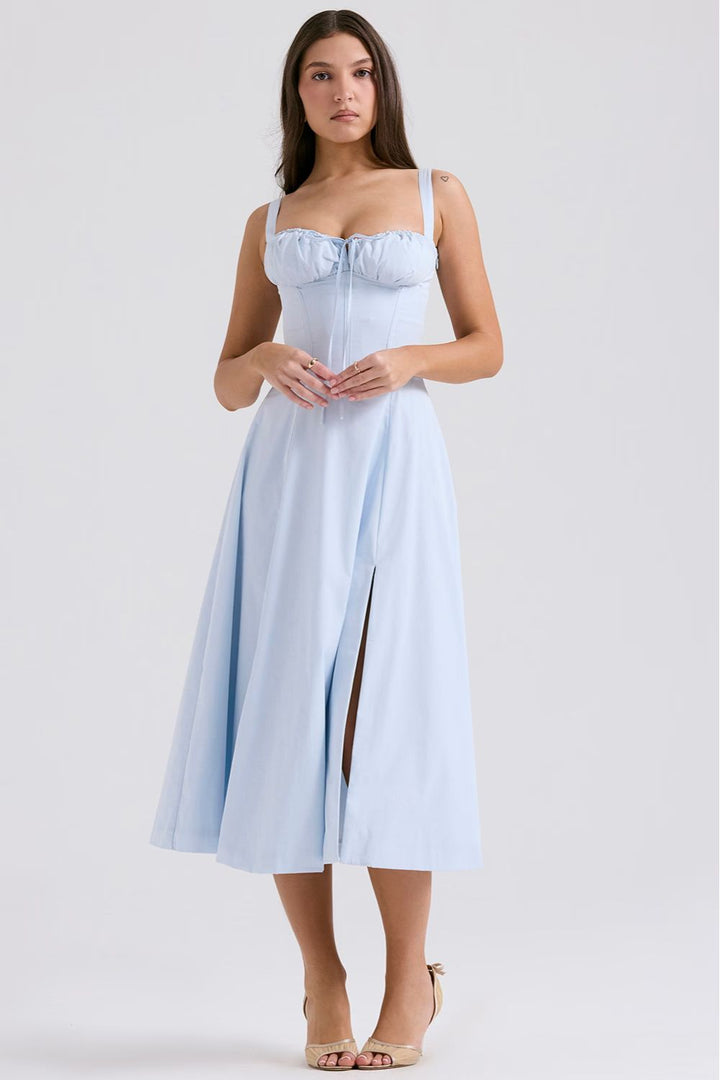CELINE | LONGUE ROBE FLORALE