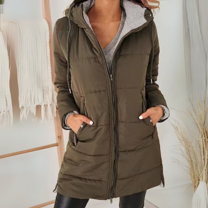YILA | DOUDOUNE MATELASSÉE À CAPUCHE CASUAL
