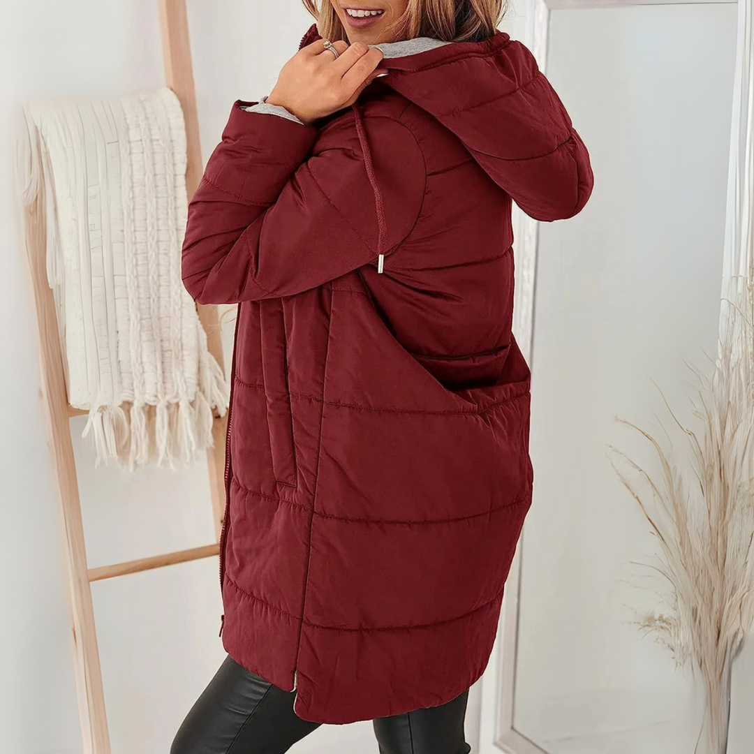 YILA | DOUDOUNE MATELASSÉE À CAPUCHE CASUAL