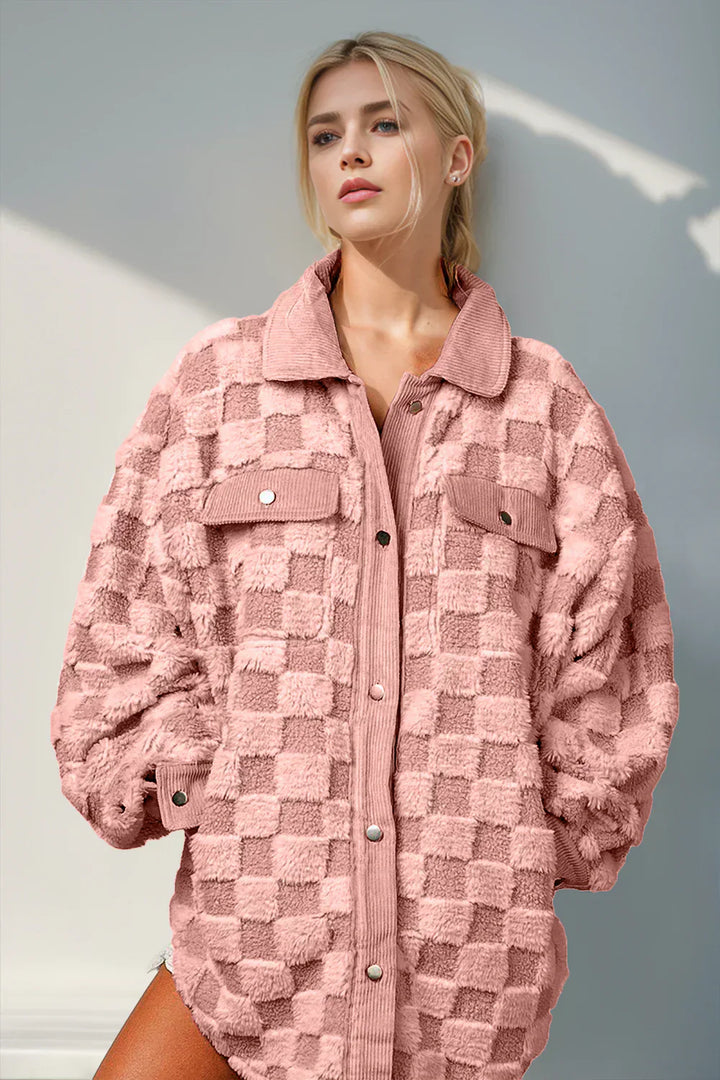 MANON | VESTE À CARREAUX
