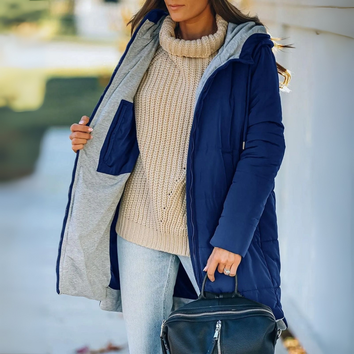 YILA | DOUDOUNE MATELASSÉE À CAPUCHE CASUAL