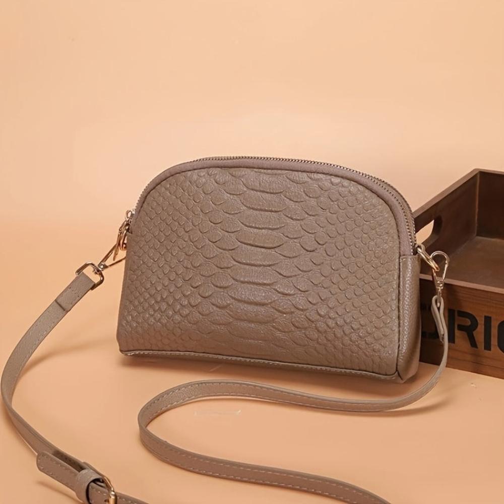 ISABELLA | MINI SAC BANDOULIÈRE EN SIMILI CROCODILE