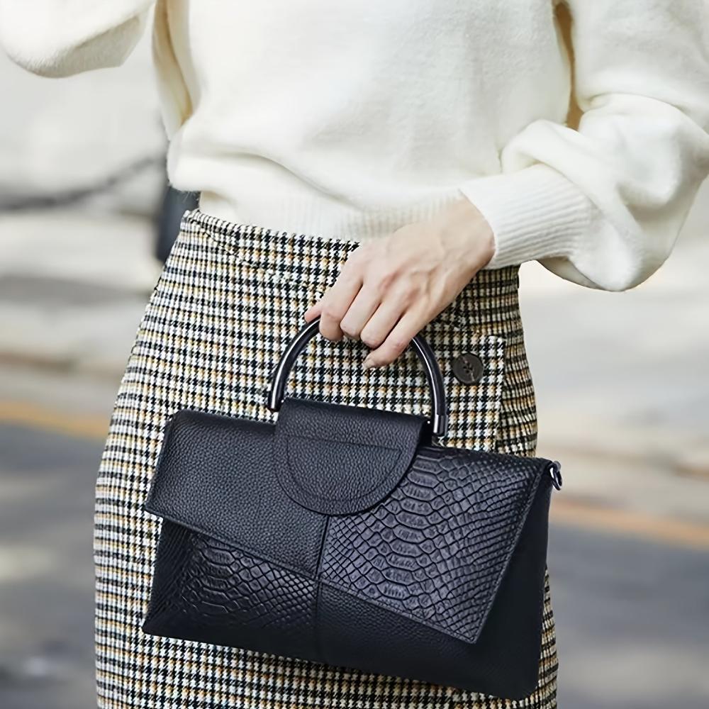CELESTE | SAC DE LUXE À MOTIF CROCODILE