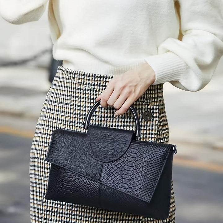 CELESTE | SAC DE LUXE À MOTIF CROCODILE