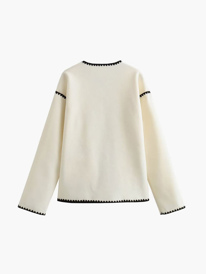 JULIETTE | VESTE CONTRASTÉE