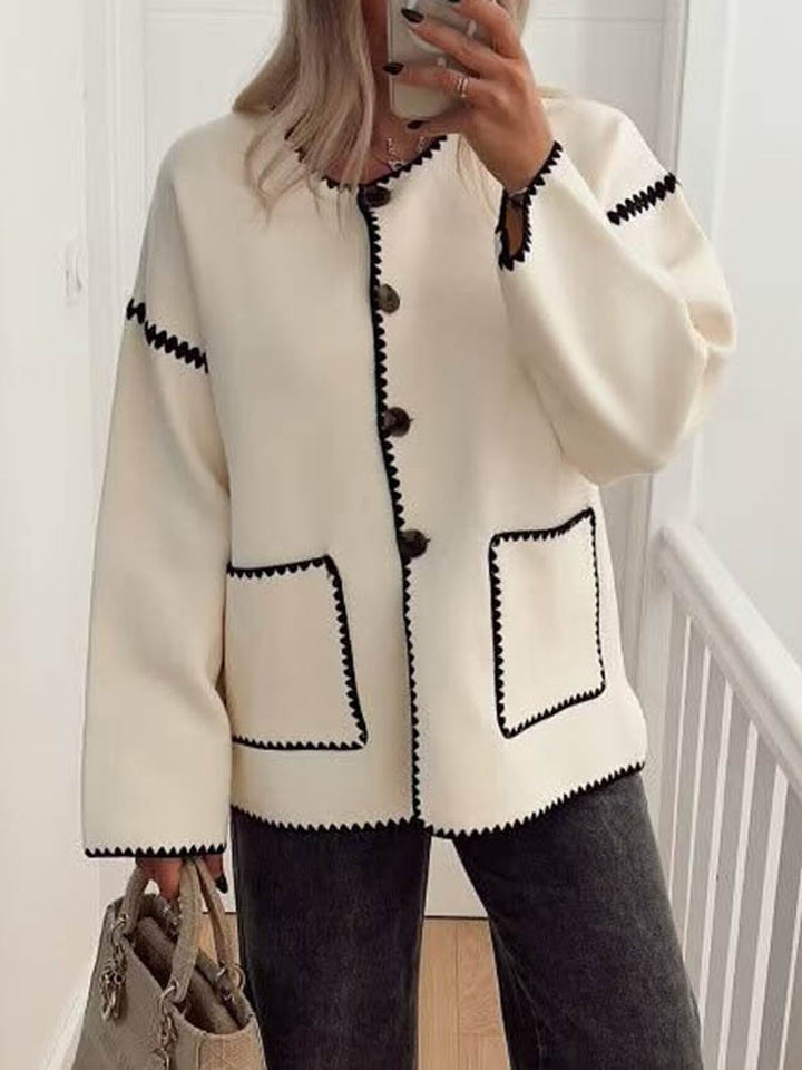 JULIETTE | VESTE CONTRASTÉE