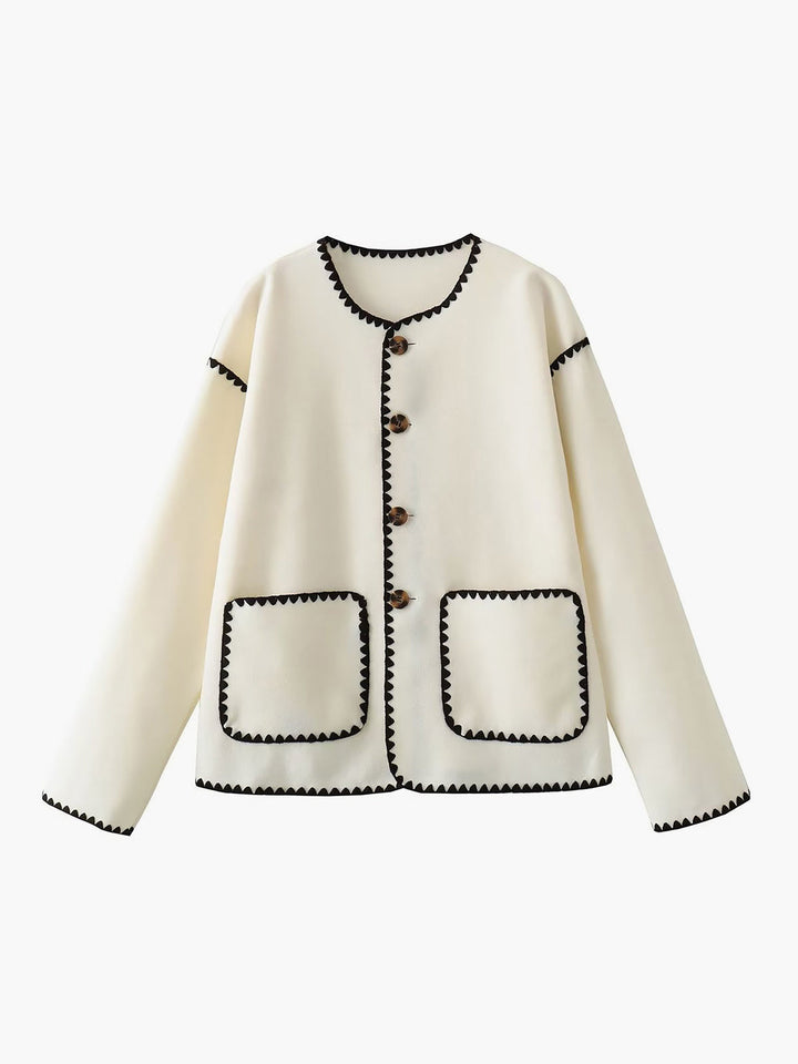 JULIETTE | VESTE CONTRASTÉE