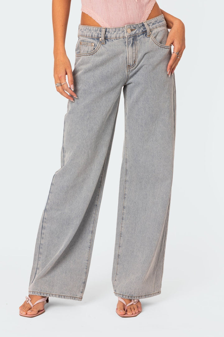 JOELLE | JEANS NŒUD PAPILLON