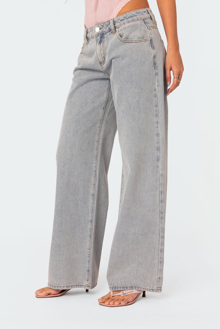 JOELLE | JEANS NŒUD PAPILLON