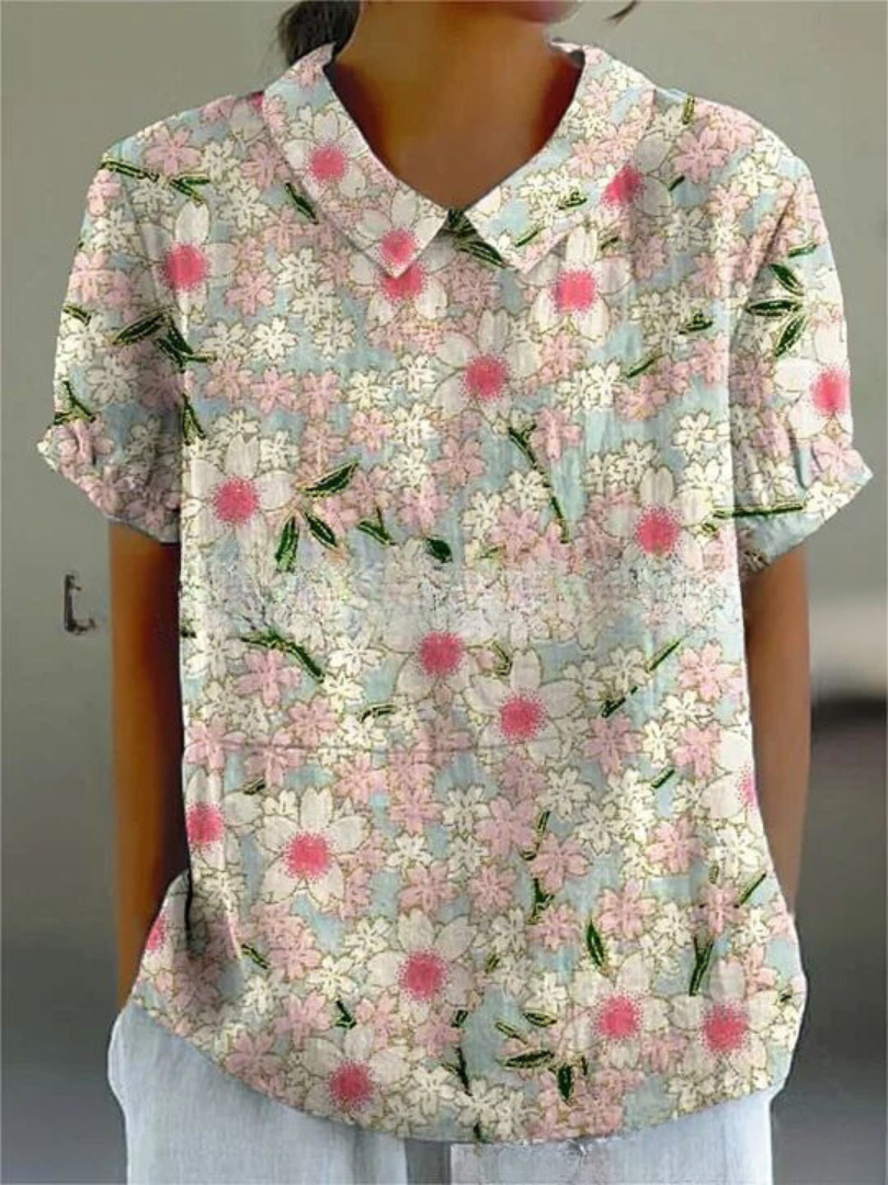 MARGAUX | CHEMISE ÉLÉGANTE À FLEURS