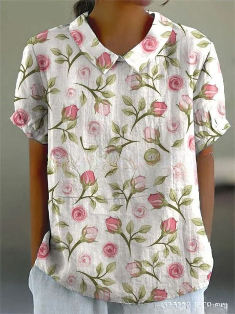 MARGAUX | CHEMISE ÉLÉGANTE À FLEURS