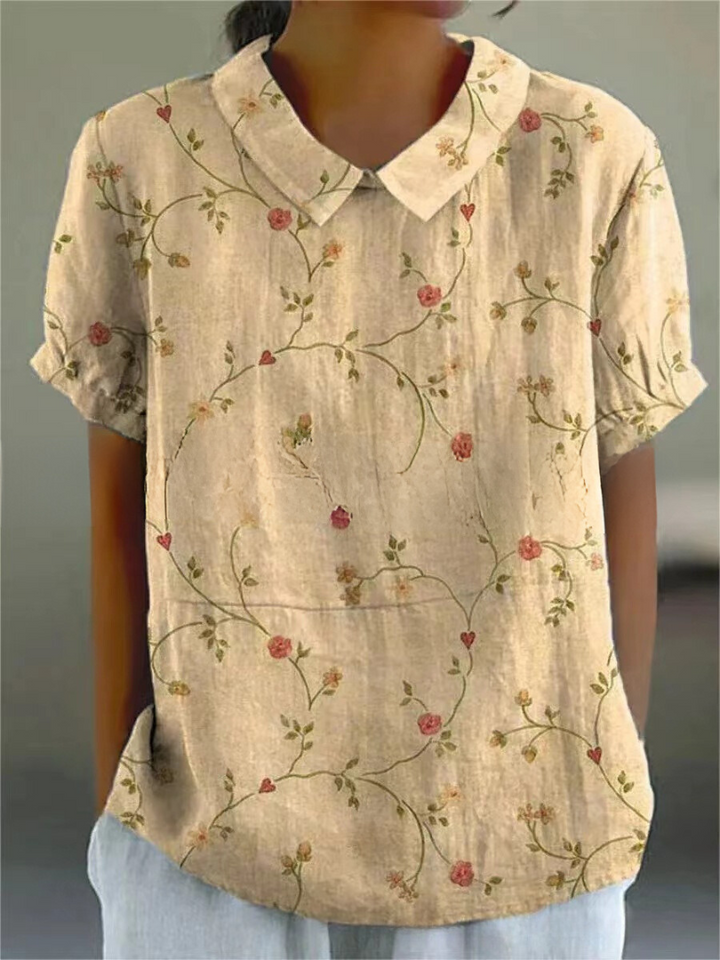 MARGAUX | CHEMISE ÉLÉGANTE À FLEURS