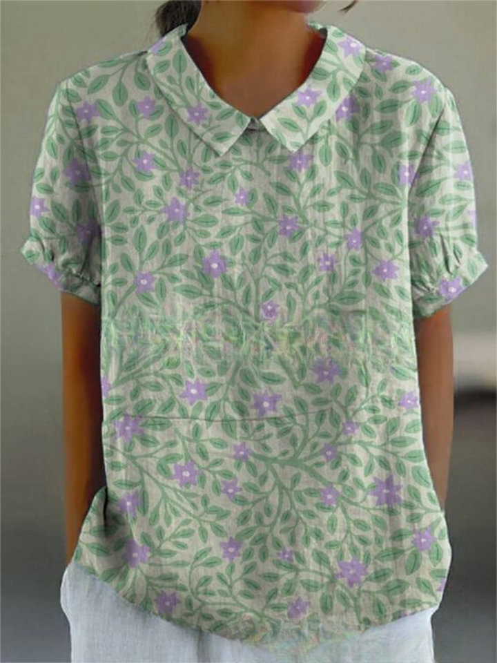 MARGAUX | CHEMISE ÉLÉGANTE À FLEURS