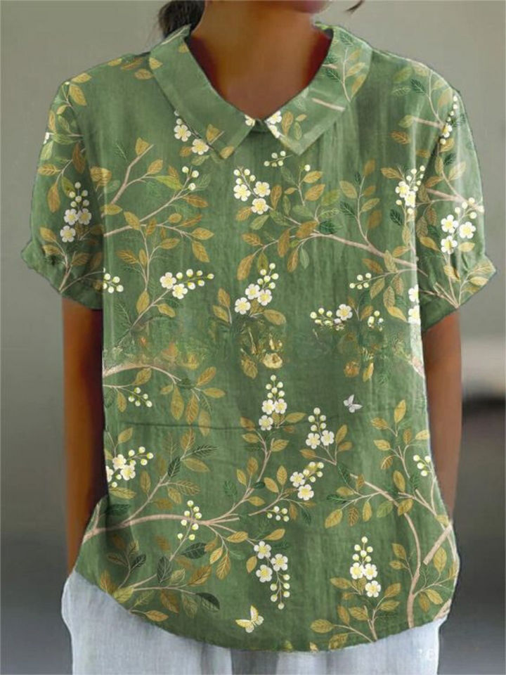 MARGAUX | CHEMISE ÉLÉGANTE À FLEURS
