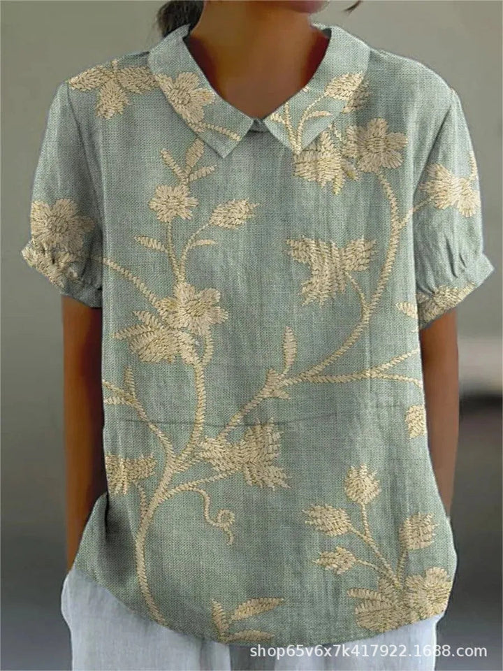 MARGAUX | CHEMISE ÉLÉGANTE À FLEURS