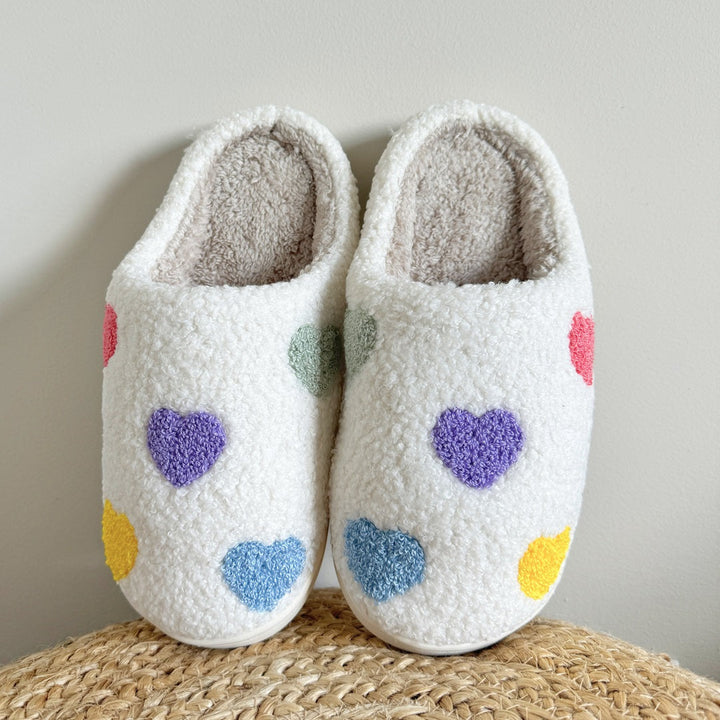 OLYMPE | CHAUSSONS À CŒUR COLORÉ