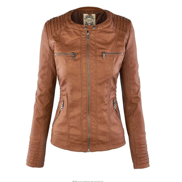 AMANDINE | LA VESTE EN CUIR ÉLÉGANTE ET UNIQUE