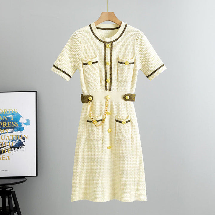 ÉLISE | ROBE PULL RÉTRO AMPLE – ÉLÉGANCE ET CONFORT POUR LE PRINTEMPS