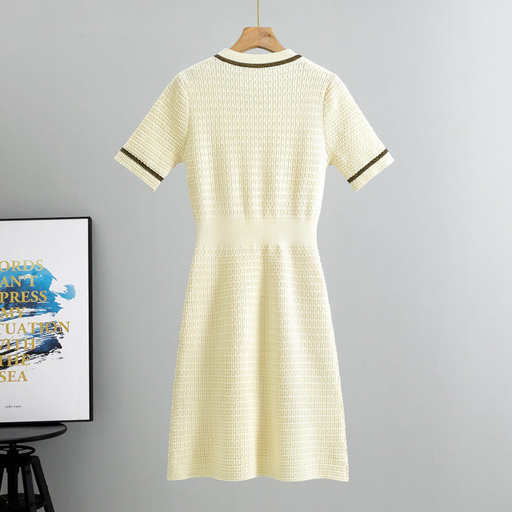 ÉLISE | ROBE PULL RÉTRO AMPLE – ÉLÉGANCE ET CONFORT POUR LE PRINTEMPS
