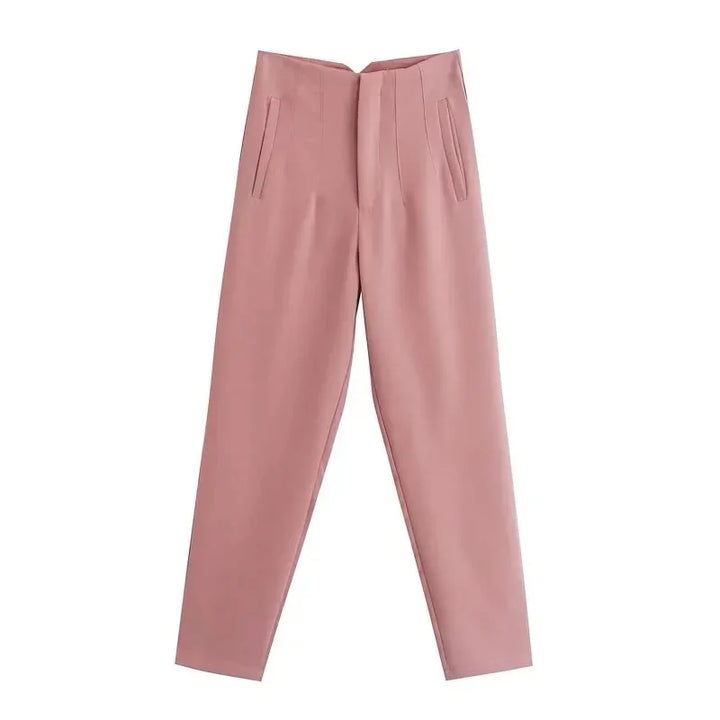 AYU | PANTALON FORMELLE TAILLE HAUTE AVEC COUPE AJUSTÉE