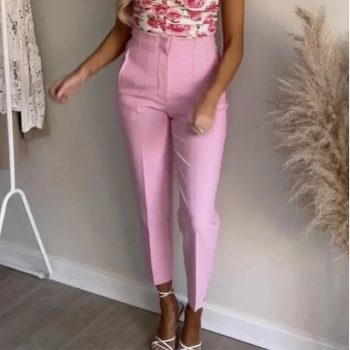 AYU | PANTALON FORMELLE TAILLE HAUTE AVEC COUPE AJUSTÉE