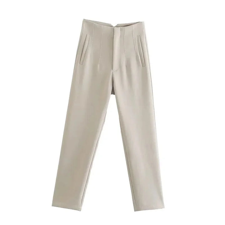 AYU | PANTALON FORMELLE TAILLE HAUTE AVEC COUPE AJUSTÉE
