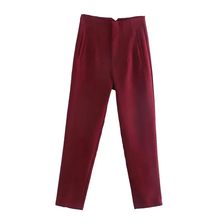 AYU | PANTALON FORMELLE TAILLE HAUTE AVEC COUPE AJUSTÉE
