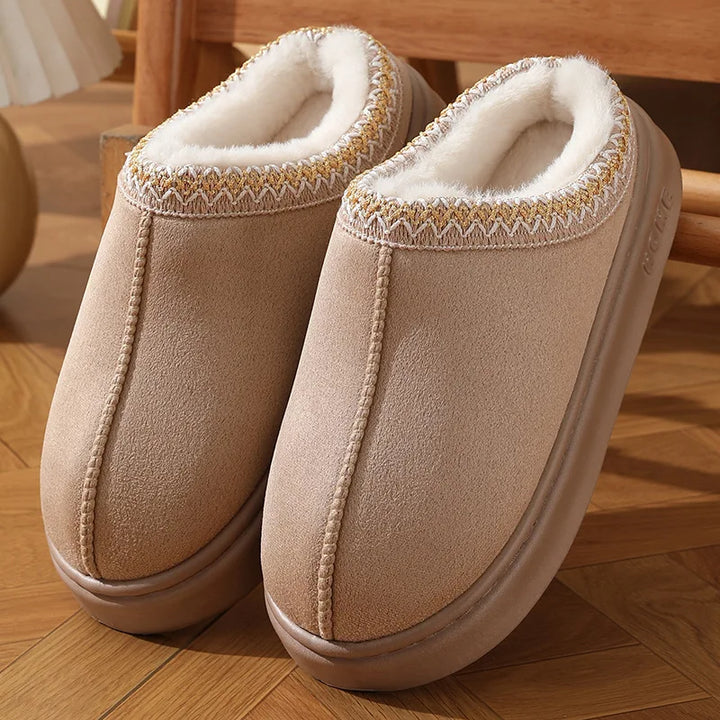 LÉA-MARIE | CHAUSSONS À DOUBLURE CHAUDE