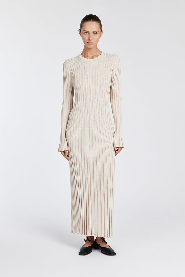 BRIGITTE | ROBE LONGUE À RAYURES