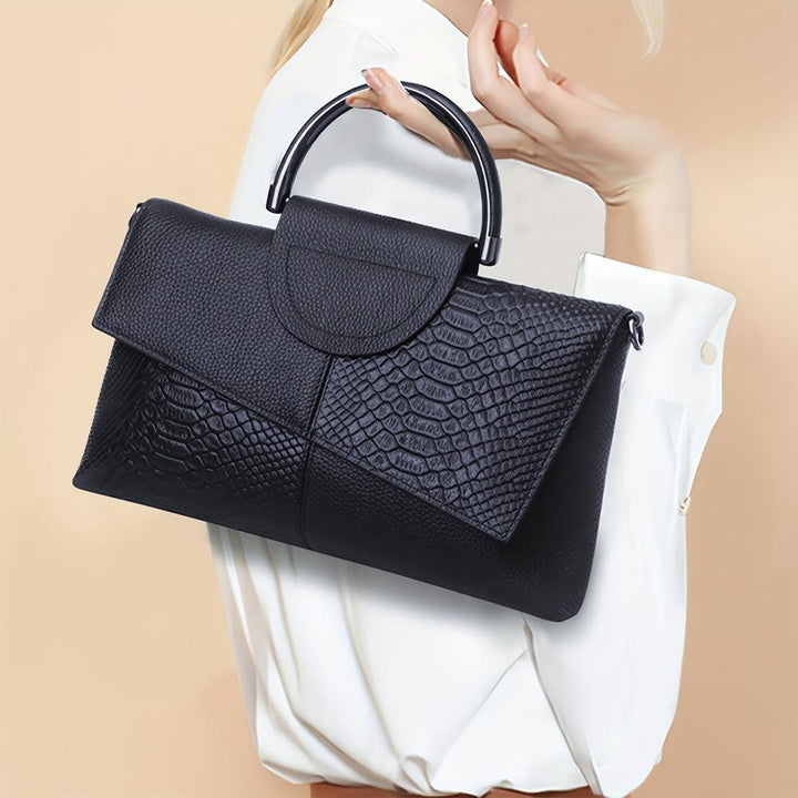CELESTE | SAC DE LUXE À MOTIF CROCODILE