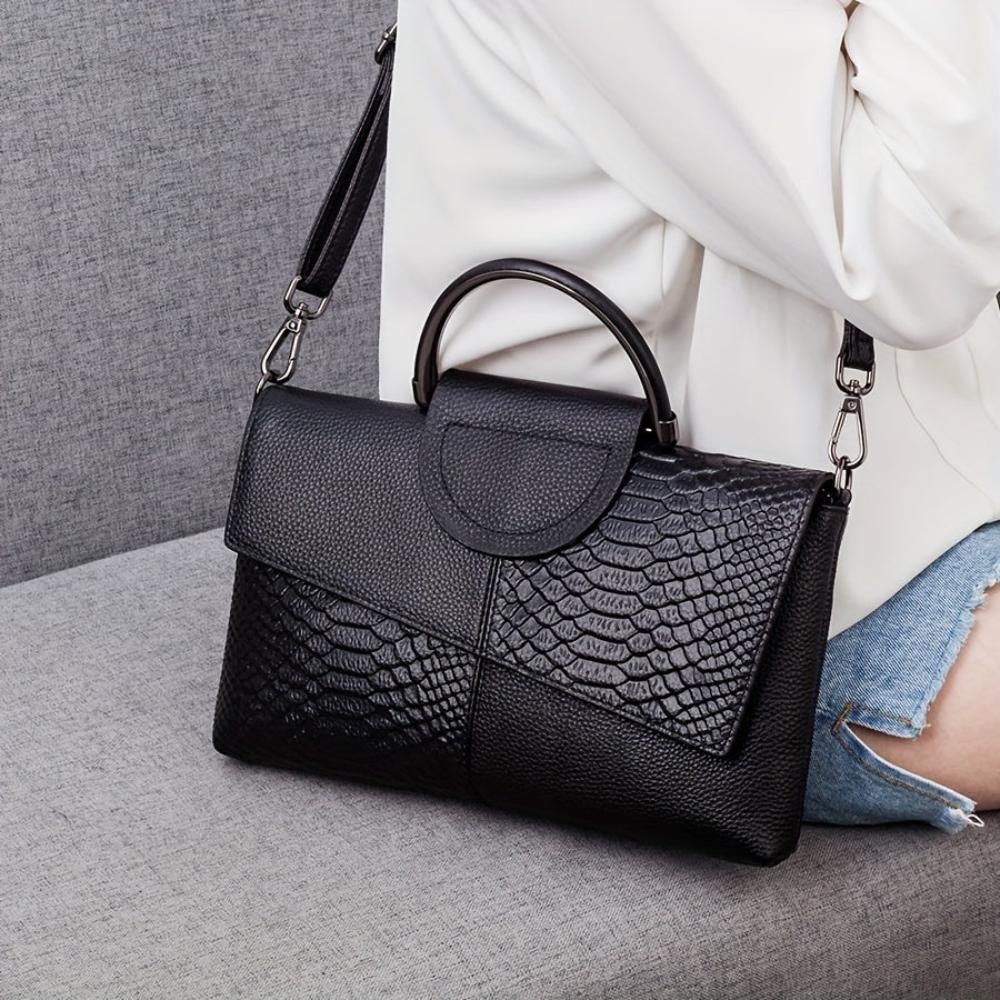 CELESTE | SAC DE LUXE À MOTIF CROCODILE