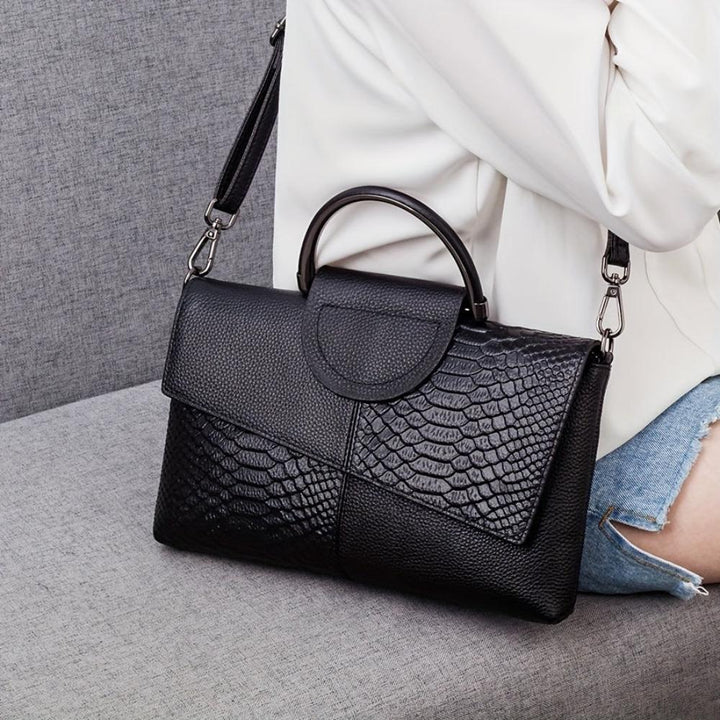 CELESTE | SAC DE LUXE À MOTIF CROCODILE
