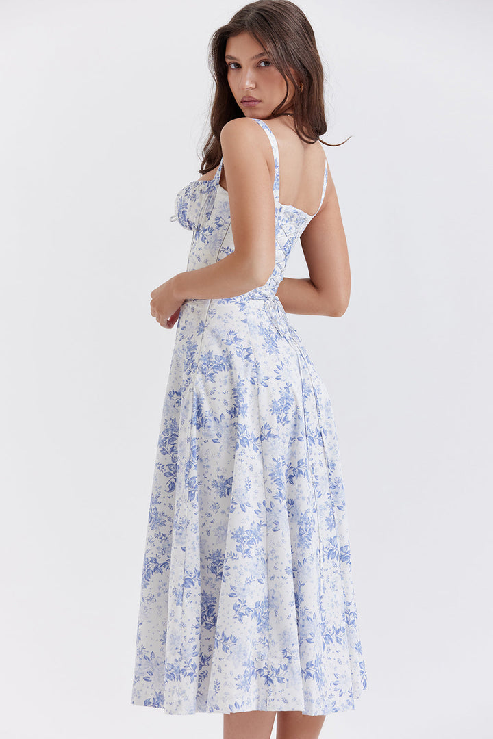 CELINE | LONGUE ROBE FLORALE
