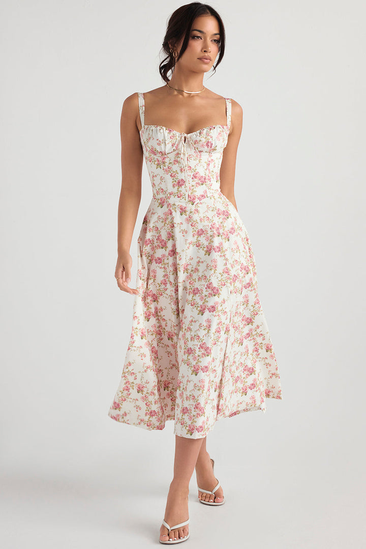 CELINE | LONGUE ROBE FLORALE